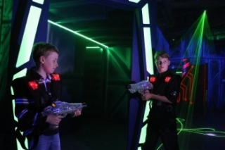  Arena de juego futurista